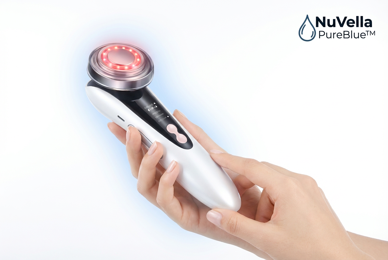 Nuvella PureBlue™ · Dispositivo Facial LED Multifunción