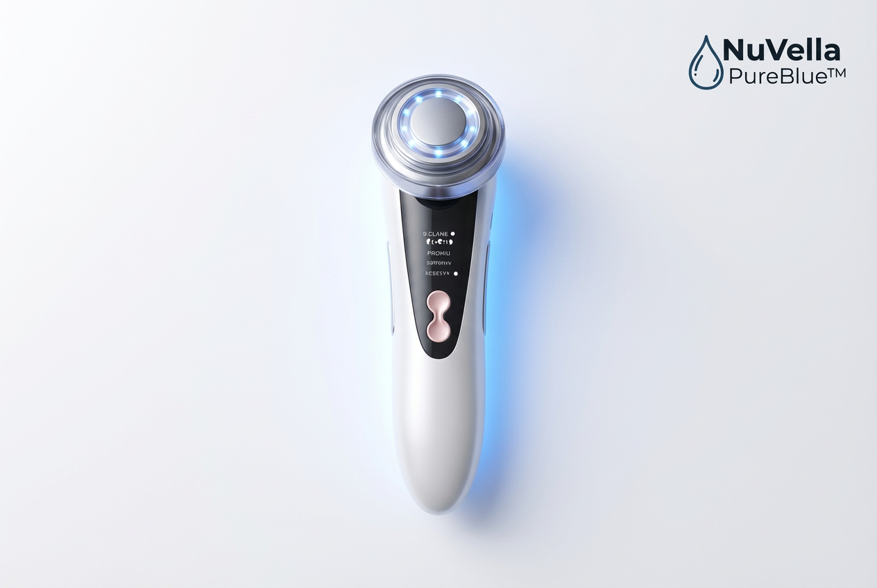 Nuvella PureBlue™ · Dispositivo Facial LED Multifunción