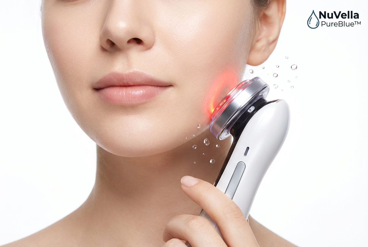 Nuvella PureBlue™ · Dispositivo Facial LED Multifunción